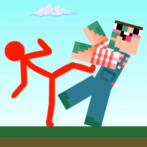 Red Stickman vs Craftmans – Action-Packed Platform Puzzle Adventure Online